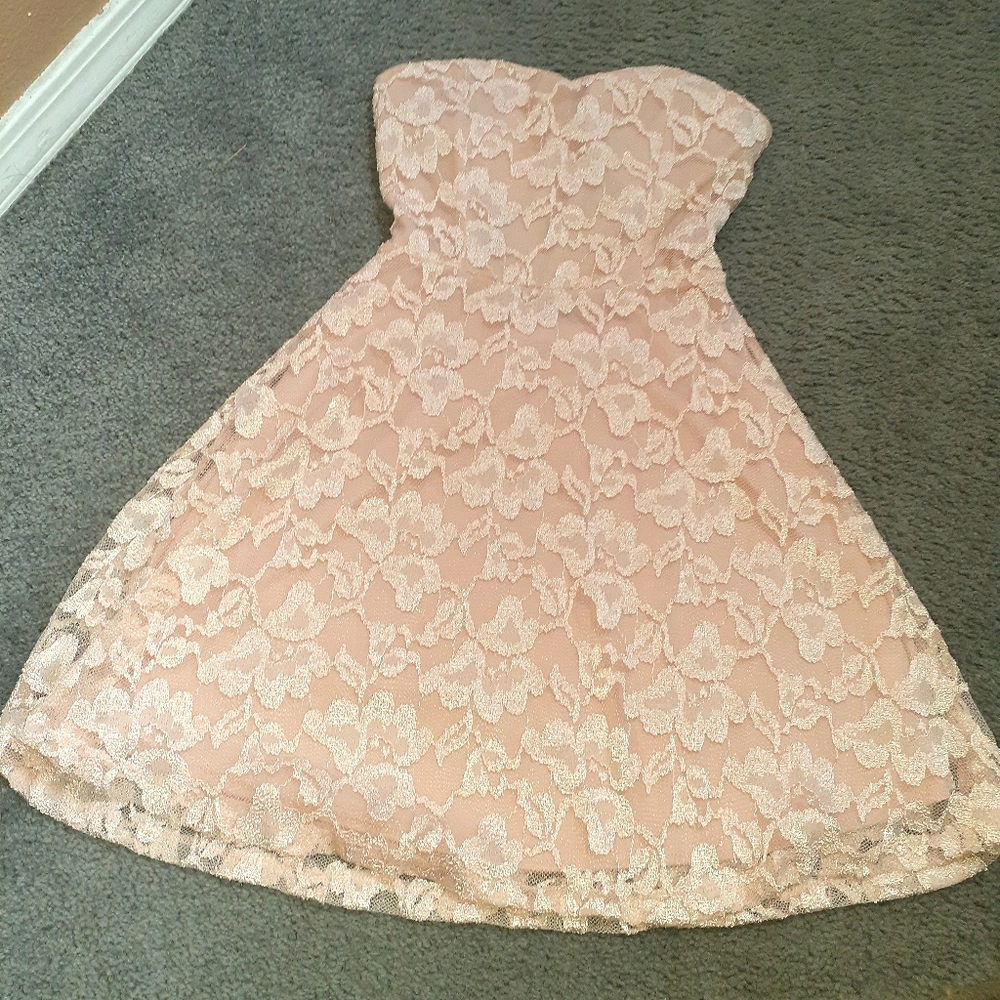 Pink Lace Dress